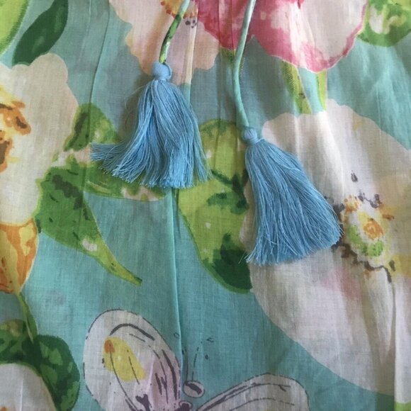 Debbie Katz Amari Multi Color Floral Short Dress Cover Up - NWT - Picture 5 of 11